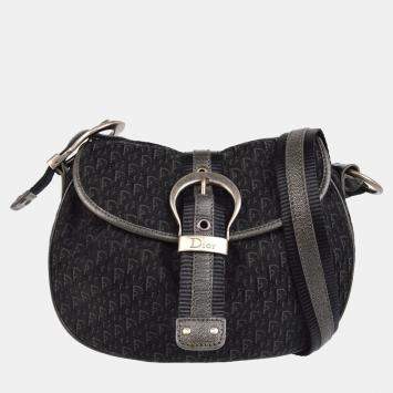 Christian Dior Black Trotter Crossbody Bag