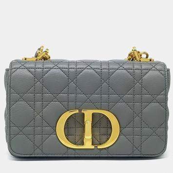 Dior Grey Leather Carobag Small bag