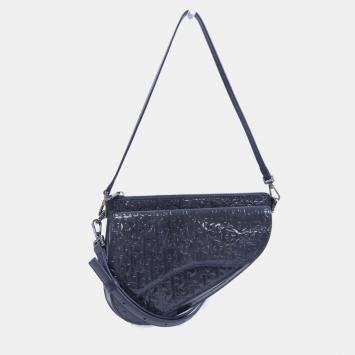 Pre Owned Christian Dior Gray Handbag