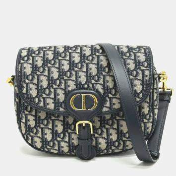 Pre Owned Christian Dior Cd Cannage Caro Chain Shoulder Bag Leather 