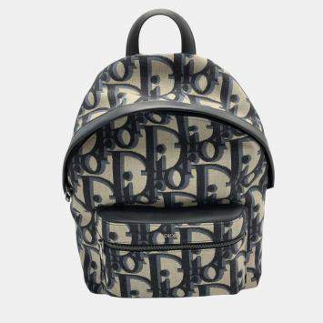 Pre Owned Christian Dior Oblique Rider Backpack