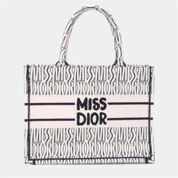 Pre Owned Christian Book Tote Medium All Over Canvas Handbag