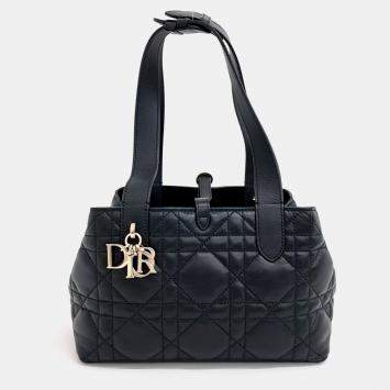 Pre Owned Dior Small Black Leather Christian Dior Toujours Bag
