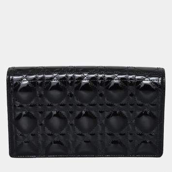 Pre Owned Patent Lady Dior Pouch