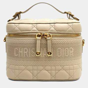 Pre Owned Dior Cannage Travel Vanity Small