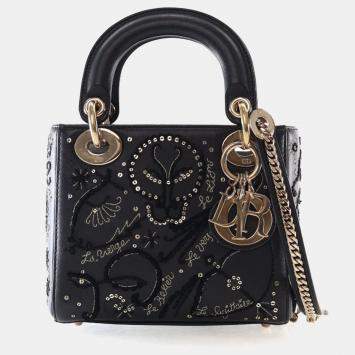 Pre Owned Dior Mini Astrology Sequin Lady Dior