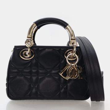 Pre Owned Dior Mini Lambskin The Lady 95.22