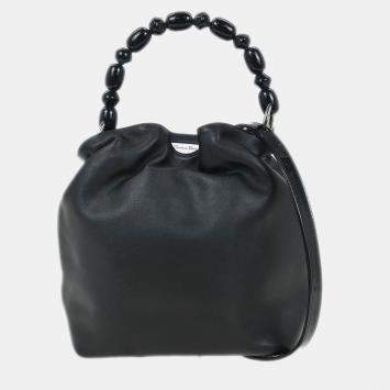 Pre Owned Christian Dior Black Leather Malice 2Way Handbag