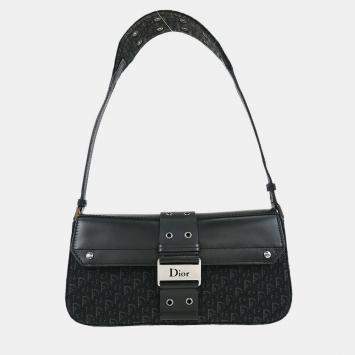 مملوكة مسبقًا Christian Dior Black Street Chic Trotter Handbag