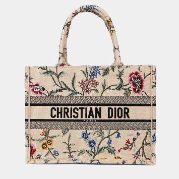 مملوكة مسبقًا Dior Book Tote Medium Canvas Tote Bag
