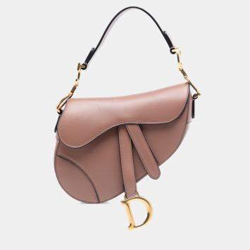 مملوكة مسبقًا Dior Brown Mini Smooth Calfskin Saddle Bag
