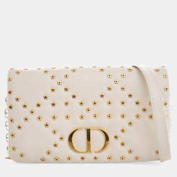 Pre Owned Christian Dior Lambskin Lucky Star Caro Bag