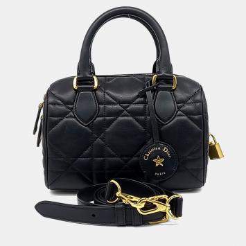 Pre Owned Dior Black Leather Groove20 Bag