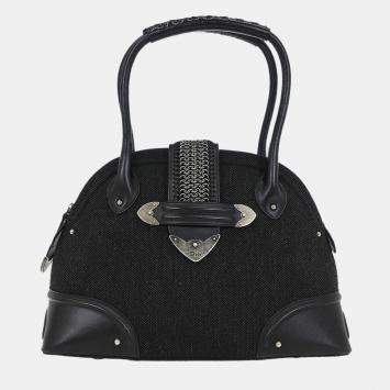 مملوكة مسبقًا Christian Dior Black Canvas Jeanne Handbag