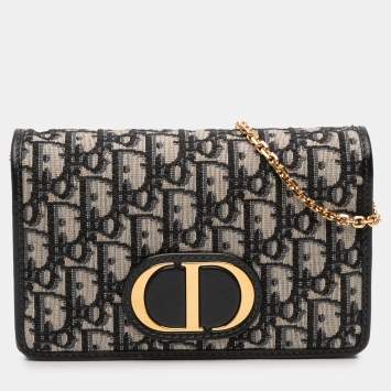 مملوكة مسبقًا حقيبة ديور بلو أوبليك كانفاس 30 مونتين 2 في 1