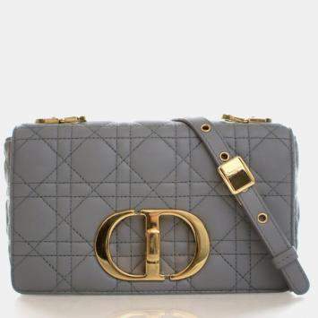 Pre Owned Christian Dior Small Calfskin Caro Bag