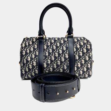 مملوكة مسبقًا Dior Multicolor Fabric Oblique Boston Bag
