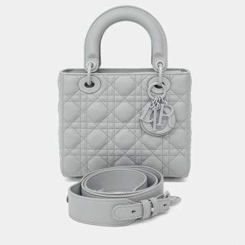 Pre Owned Christian Dior Multicolor Leather Cannage Lady Bag Small