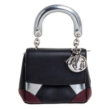 Pre Owned Dior Multicolor Leather Micro Be Dior Flap Bag