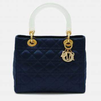 Pre Owned Christian Dior Vintage Micro Lady Dior 1997 Top Handle Bag