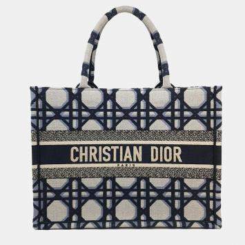 Pre Owned Christian Dior Book Tote Handbag 36 M1296