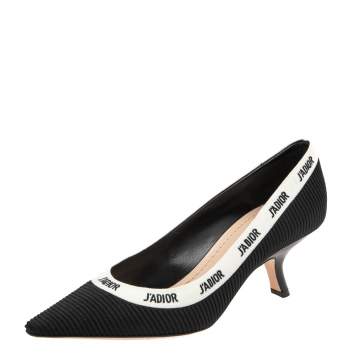 Pre Owned Dior Black  Canvas J'adior Pumps Size 39