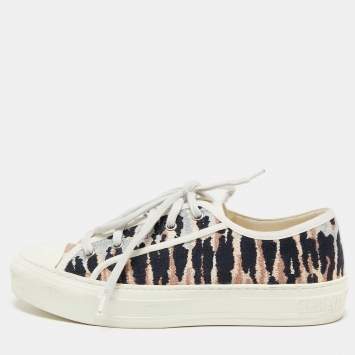 مملوكة مسبقًا Dior  Multicolor Canvas Walk N Dior Sneakers Size 38