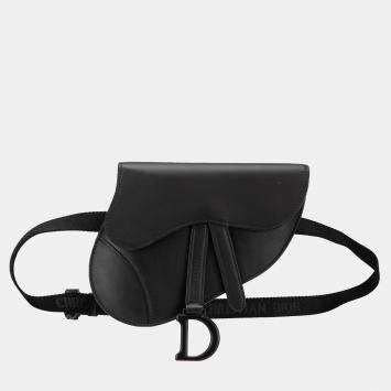 Ultra Matte Calfskin Saddle Belt Bag