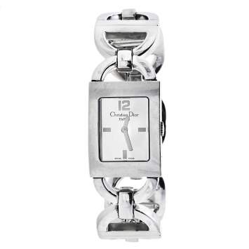 Pre Owned Dior Silver Stainless Steel Malice D78-109 Women's Wristwatch 19 mm