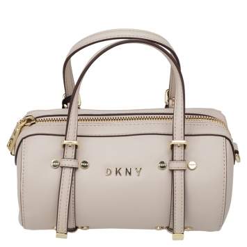Pre Owned DKNY Beige PVC Small BO Duffel Bag
