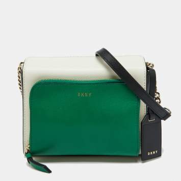 Pre Owned DKNY Multicolor Leather Bryant Park Crossbody Bag