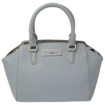 Pre Owned Dkny Blue Leather Chelsea Satchel