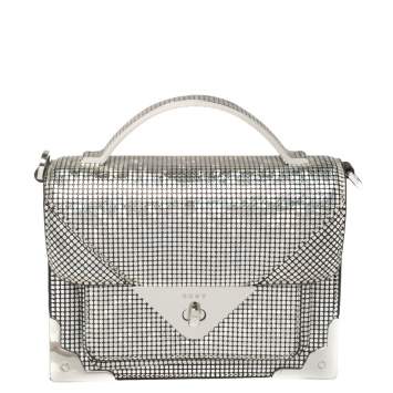 Pre Owned DKNY Hologram Leather Jaxone Crossbody Bag