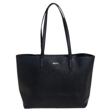Pre Owned Dkny Black Leather Bryant Tote