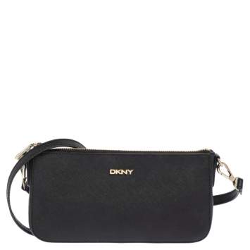 Pre Owned Dkny Black Saffiano Leather Shoulder Bag