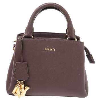 Pre Owned DKNY Burgundy Leather Paige Satchel