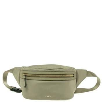 Pre Owned DKNY Pale Green Nylon Casey Belt Bag