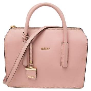 مملوكة مسبقًا DKNY Pink Leather Bryant Park Tote