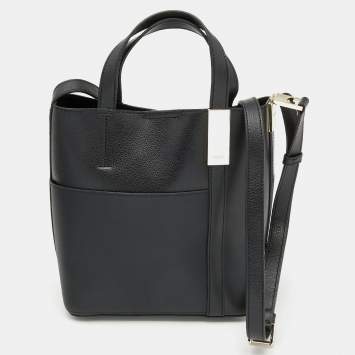 Pre Owned DKNY Black Leather Sam Tote
