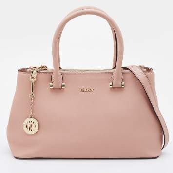 Pre Owned DKNY Pink Leather Bryant Park Tote