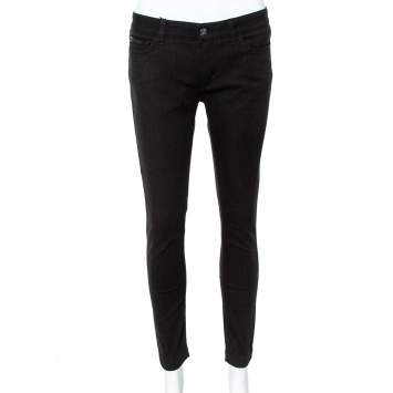 Pre Owned Dolce & Gabbana Black Cotton Pretty Fit Jeans M