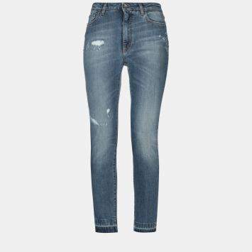 Pre Owned Dolce & Gabbana Cotton Jeans 46