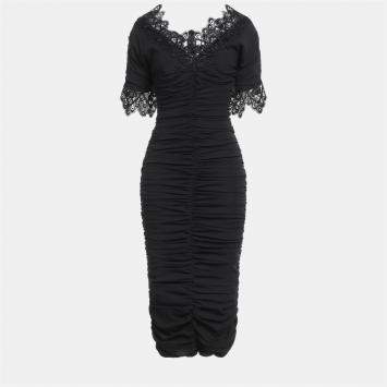 Pre Owned Dolce & Gabbana Silk Midi dress 40