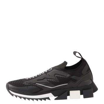 Pre Owned Dolce & Gabbana Black Sorrento Sneakers Size EU 40