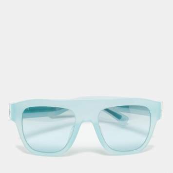 Pre Owned Dolce & Gabbana Light Blue Gradient DG4398 F Square Sunglasses