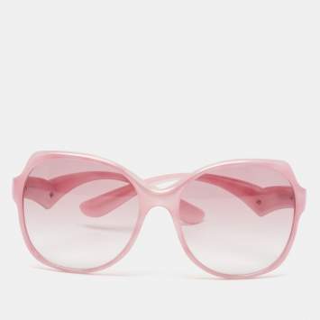 Dolce & Gabbana Pink Gradient DG6154 Oversized Sunglasses