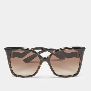 Dolce & Gabbana Tortoise Brown Gradient DG 6168 Butterfly Sunglasses