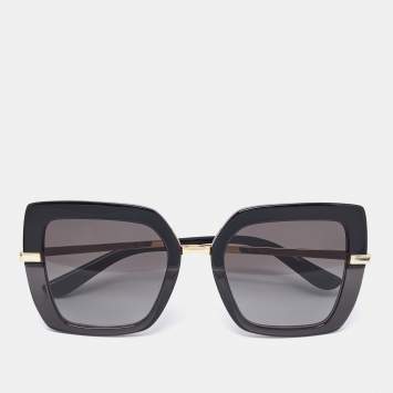 Dolce & Gabbana Black Gradient DG 4373 Butterfly Sunglasses