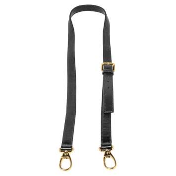 Pre Owned Dolce & Gabbana Black Leather Shoulder Bag Strap