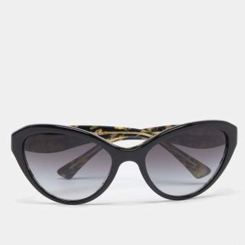Pre Owned Dolce & Gabbana Black DG4199 Cat Eye Gradient Sunglasses
